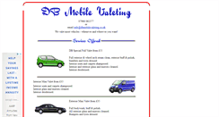 Desktop Screenshot of dbmobilevaleting.co.uk
